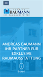 Mobile Screenshot of baumann-ihr-raumausstatter.de